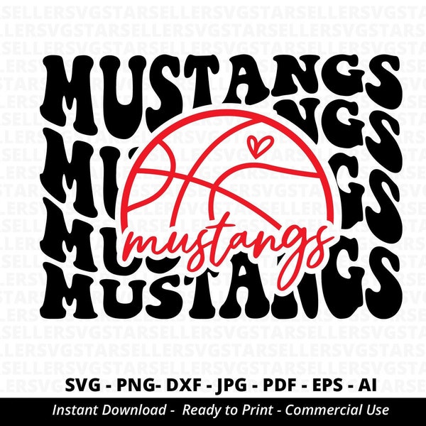 Mustangs Basketball SVG PNG, Mustangs svg,Stacked Mustangs svg,Mustangs Mascot svg,Mustangs Mom svg,Mustangs Shirt svg,Basketball Mom svg