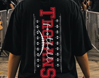 Diseño SVG de fútbol de los Trojans: Espíritu escolar, mamá animadora (descarga digital)