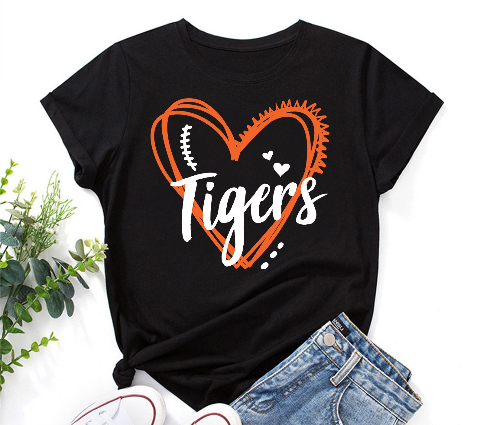 Tigers Heart SVG, Mascot Design (digital Download) - Etsy