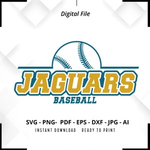 Jaguars Baseball SVG PNG, Jaguars svg, Baseball svg, Jaguars Shirt svg, Jaguars Cheer svg, Jaguars Mom svg, Baseball Shirt svg, Cricut