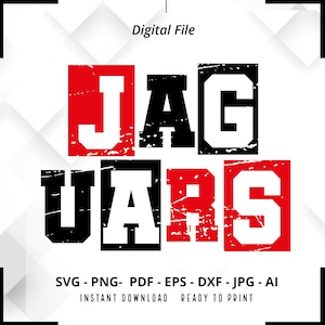 Jaguars SVG PNG, Jaguars Mascot svg, Jaguars Football svg, Jaguars Shirt svg, Jaguars Cheer svg, School Spirit svg, Jaguars Pride svg
