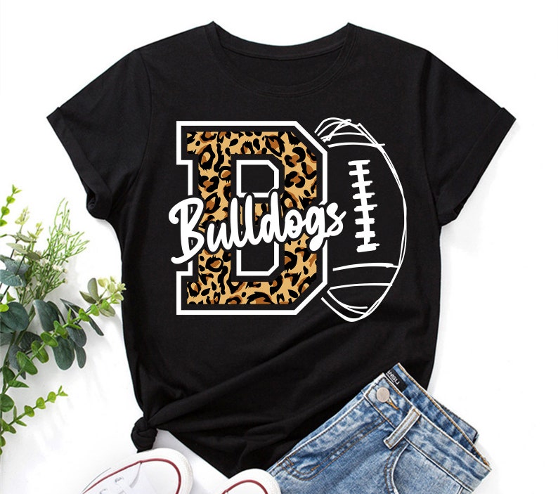 Leopard Bulldogs Svgbulldogs Football Svgbulldogs Shirt - Etsy
