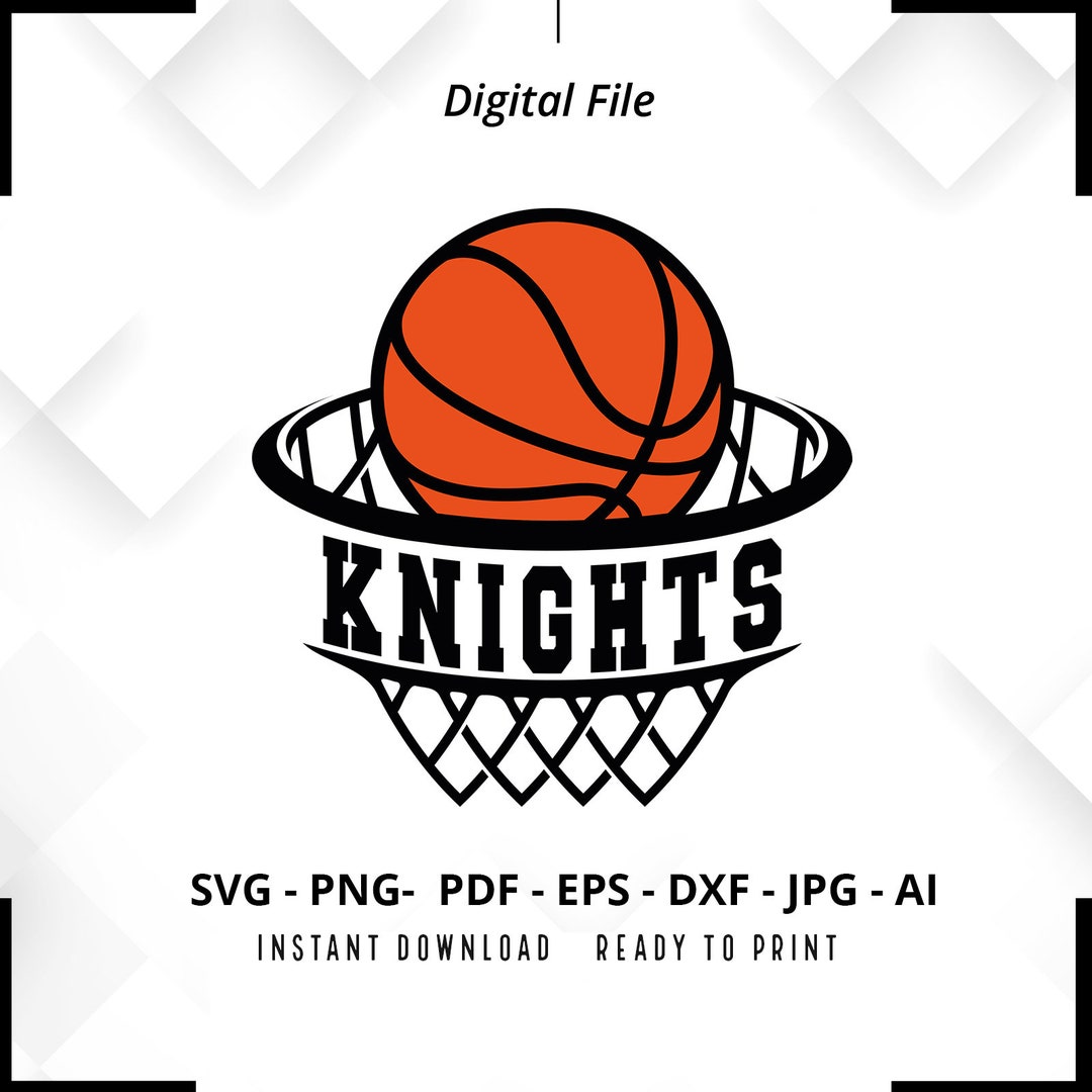 Knights Basketball SVG PNG, Knights Svg, Basketball Shirt Svg, Knights
