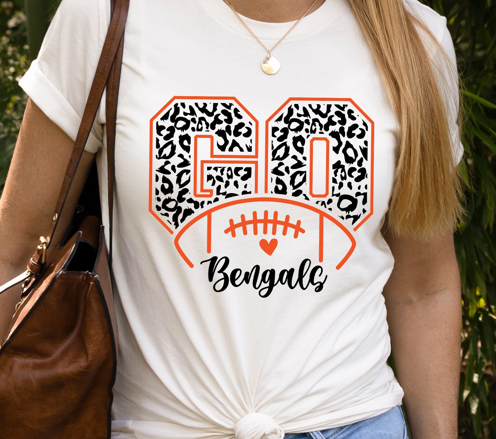 Go Bengals Football SVG, Go Leopard Bengals SVG, Bengal Print