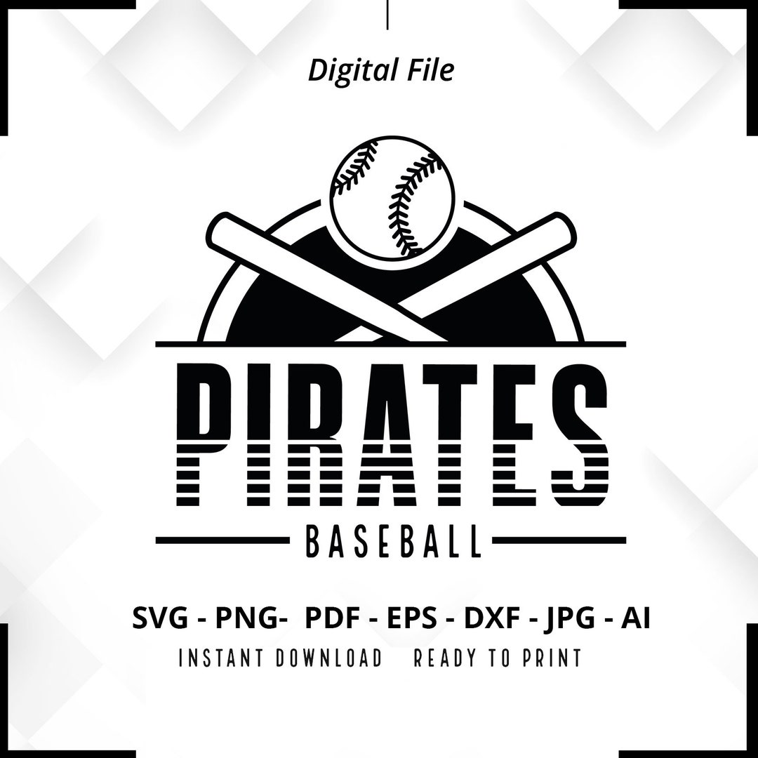 Pirates Baseball SVG PNG, Pirates Svg, Baseball Svg, Pirates Shirt Svg, Pirates Cheer Svg
