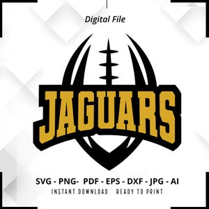 Jaguars SVG PNG, Jaguars Football svg, Jaguars Mascot svg, Jaguars Shirt svg, Jaguars Cheer svg, School Spirit svg, Jaguars Pride svg,Cricut