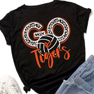 Go Tigers Volleyball SVG PNG Tigers Svgleopard Go - Etsy