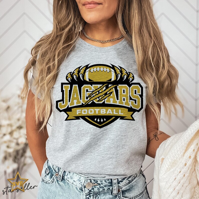 Jaguars Football SVG PNG, School Spirit Claw Design, Game Day Varsity ...