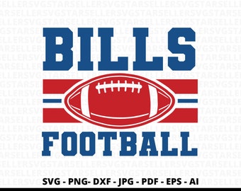 Bills Football SVG, PNG, Cricut, Silhouette