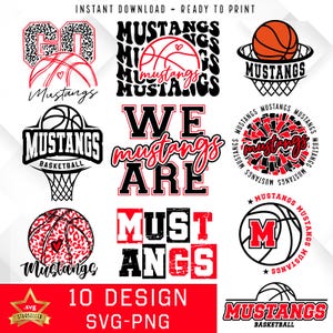 Mustangs Bundle SVG PNG, Mustangs Football Bundle svg, Bundle svg, Football Bundle , Sports Team Svg, Digital Cut File, Instant Download