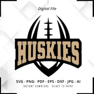Huskies SVG PNG, Huskies Football svg, Huskies Shirt svg, Huskies Mascot svg, Huskies Pride,Huskies  Cheer svg, Huskies png,Sport svg,Cricut