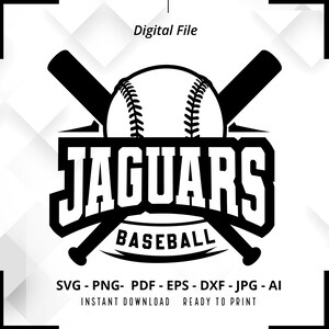 Jaguars Baseball SVG PNG, Jaguars svg, Baseball svg, Jaguars Shirt svg, Jaguars Cheer svg, Jaguars Mom svg, Baseball Shirt svg, Cricut