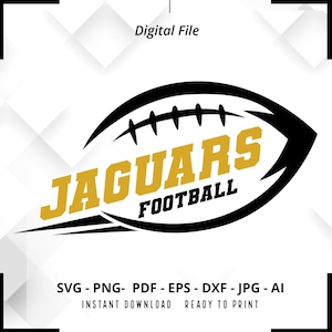 Jaguars Football SVG PNG, Jaguars svg, Jaguars Mascot svg, Jaguars Shirt svg, Jaguars Cheer svg, School Spirit svg, Jaguars Pride svg,Cricut