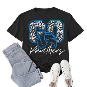 Go Panthers Volleyball Svgpanthers Shirt Svgvolleyball Mom - Etsy