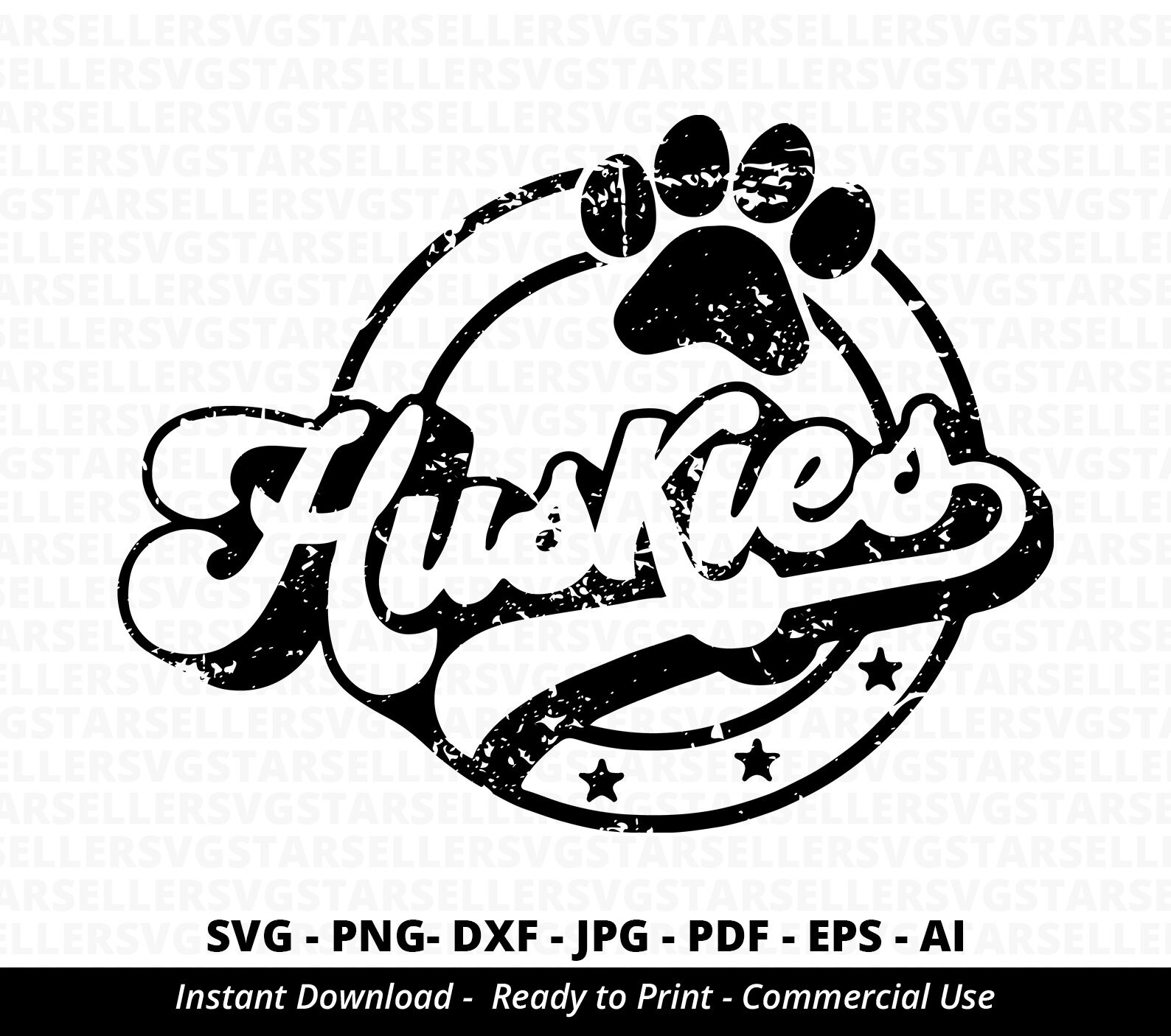 Retro Huskies Mascot SVG, PNG, Sport Shirt Design - Etsy