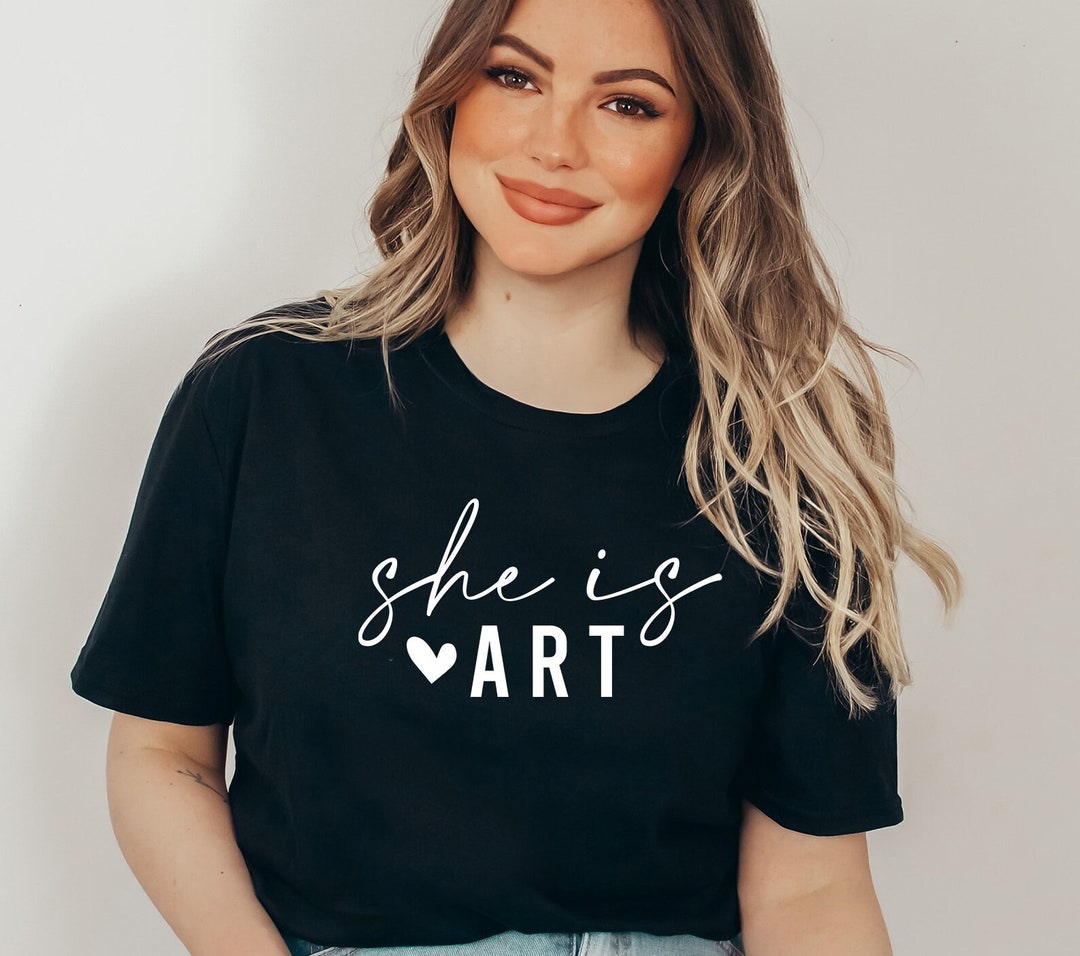 She is Art SVG Self Love Svginspirational Svgmental Health Etsy