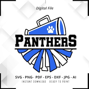 Panthers SVG PNG, Panthers Paw svg, Panthers Mascot svg, Panthers Cheer svg, Retro Panthers  svg, Panthers Sport svg, Panthers Shirt svg
