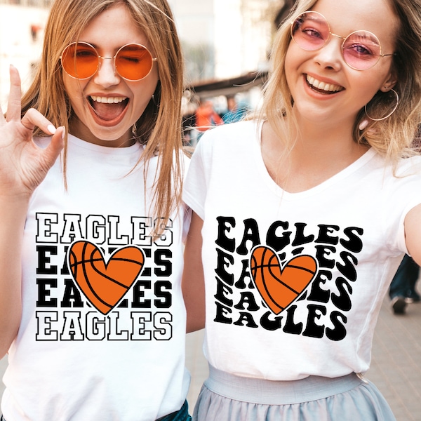 Eagles 2 Pack SVG PNG,Eagles Bundle svg,Eagles Basketball svg,Eagles Mascot svg,Eagles Cheer svg,Eagles Shirt svg,Basketball Mama svg,Cricut