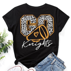 Go Knights Leopard SVG,Knights Cheer svg,Knights Mascot svg,Cheer Little Mom,Team Mascot,School Team svg,School Spirit svg,Cricut,Silhouette