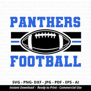 Panthers Football SVG PNG ,Panthers  svg,Panthers  Shirt svg,Panthers Mascot svg,Panthers Pride svg,Panthers Cheer svg,Cricut,Silhouette