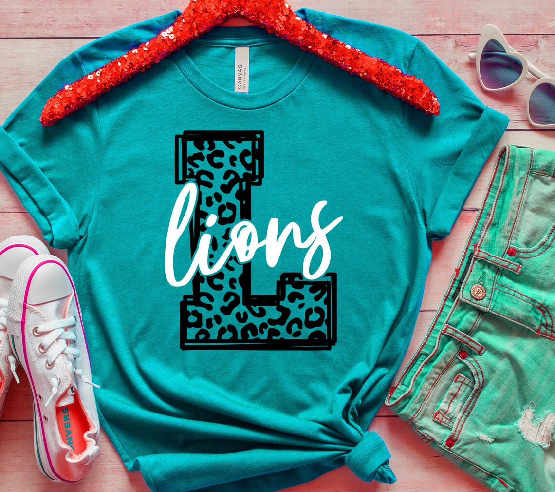 Lions Svglions Mascot Svglions Cheer Svglions Shirt - Etsy