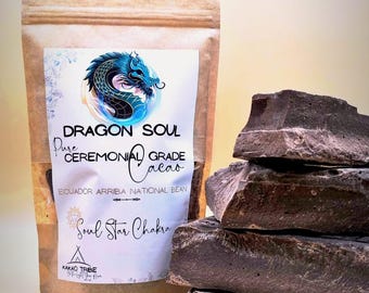 Cacao cérémoniel Equateur Dragon Soul Cacao 200 g 500 g 1 kg