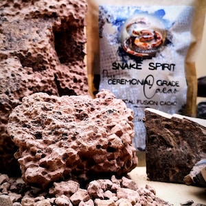 Pasta de cacao ceremonial Mezcla multiorigen Snake Spirit Cacao 200 g 500 g 1 kg