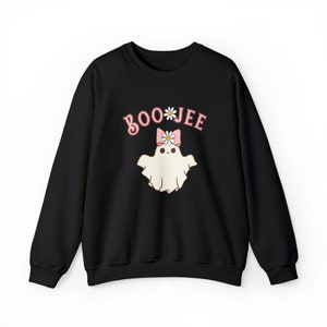 Boo Jee Sweatshirt, Halloween Geist Sweatshirt, gruselige Saison Shirt, Boo Jee Shirt, gruselige Vibes Sweatshirt, lustiges Halloween Shirt, Geschenk