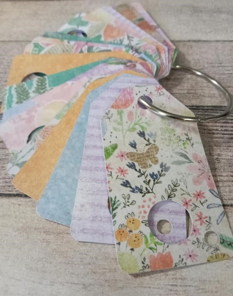 Bright Floral Cross Stitch Thread Drops, Floral DMC Fancy Floss Drops