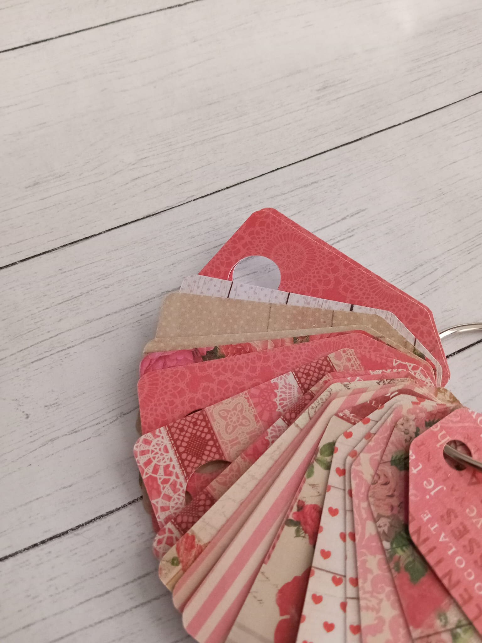 Vintage Valentine's Day Cross Stitch Thread Drops, Valentine DMC Fancy