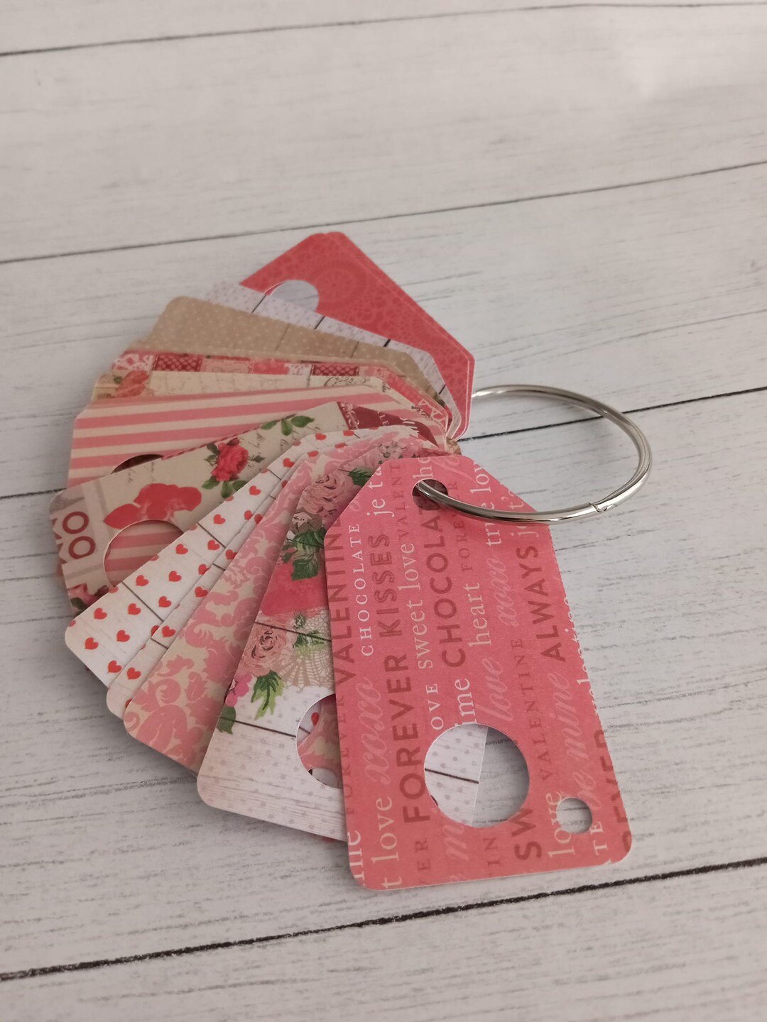 Vintage Valentine's Day Cross Stitch Thread Drops, Valentine DMC Fancy