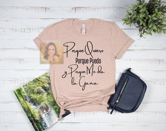Latina SVG, Spaanse svg, Spaanse t-shirts svg, Latina svg, Playeras en español, SVG en español, Porque quiero SVG