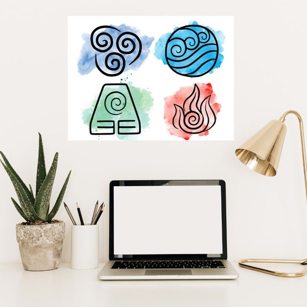 Avatar Elements Digital Print