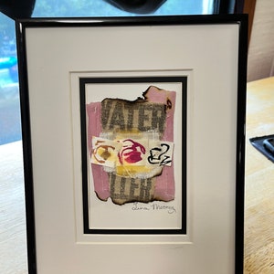 Framed Textile Art; Abstract Original Art; Outsider Art; Home Decor;Textile Art; Fabric Art;Abstract Fabric Art; Modern Home Decor;