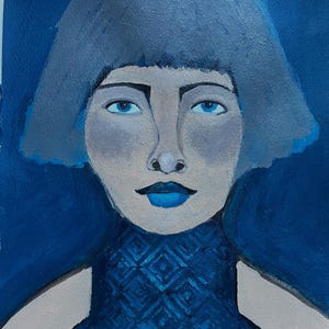 Original Art Print; Original Face Art; Original Drawing Face Art Print; Outsider Art; Whimsical Face Art; Fantasy Face Art; Charcoal Art