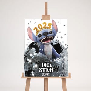 Lilo & Stitch 2025 Movie Poster Stitch Art Print Lilo and Stitch Girl Bedroom Wall Art Ohana Poster Stitch Fan Kids Gifts Home Decor Art