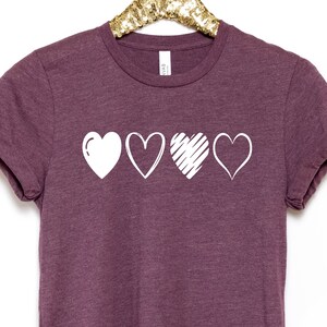 Camisa De San Valentín, Camisa De Corazón Para Ella, Camiseta De San Valentín, Camisa De Amor, Camisas De San Valentín