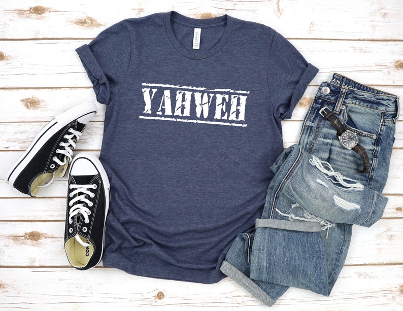 Yahweh T-Shirt, Christian Shirts, Christian Men Shirt, Christian Gift, Unisex Shirts image 3