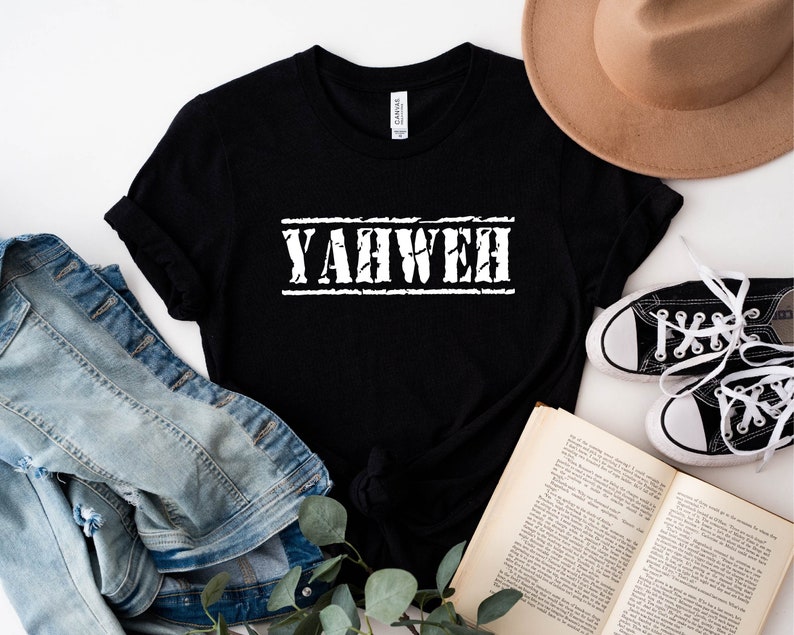 Yahweh T-Shirt, Christian Shirts, Christian Men Shirt, Christian Gift, Unisex Shirts image 1