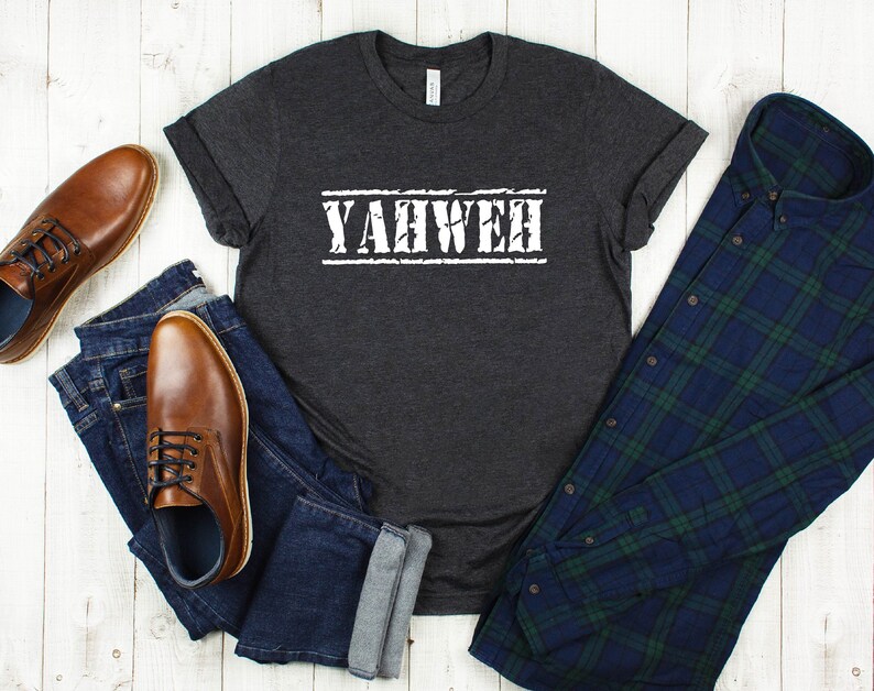 Yahweh T-Shirt, Christian Shirts, Christian Men Shirt, Christian Gift, Unisex Shirts image 2