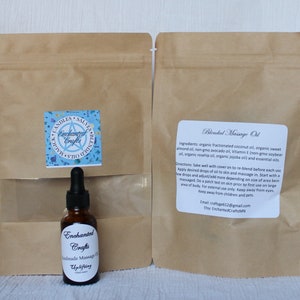 massage oil with essential oils