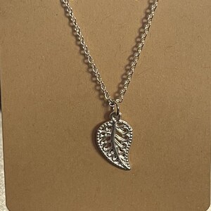 Solitary Leaf Necklace -- Multiple Colors Available