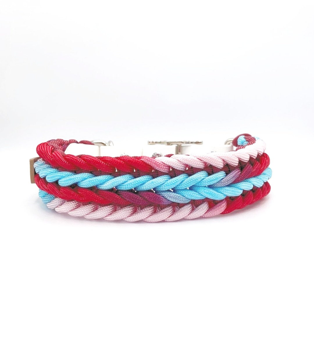 Handmade Paracord Dog Collarred Collar for Medium and Large Etsy