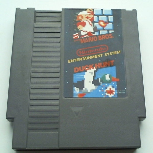 VINTAGE SUPER MARIO Bros. Duck Hunt/Nintendo Video Game/1980s