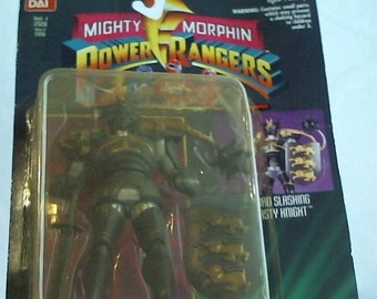 VINTAGE MIGHTY MORPHIN Power Rangers/Evil Space Aliens/Sword Slashing Knasty Knight/1994/Bandai #2330