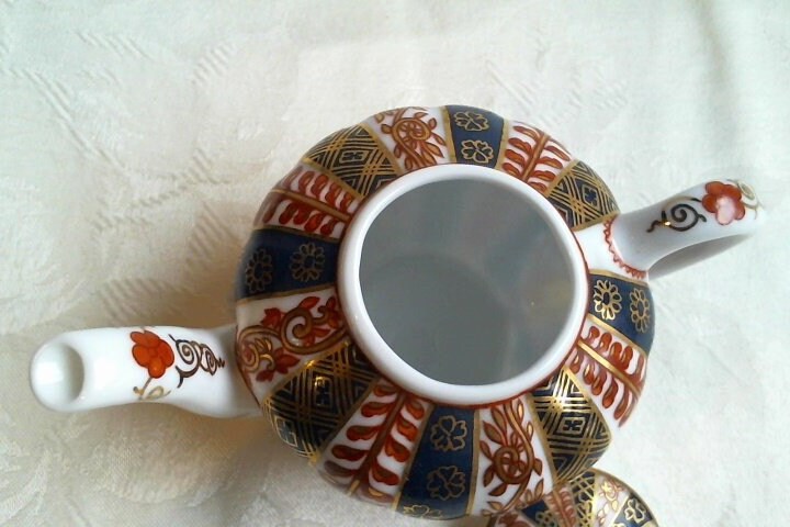 ヴィンテージ マイセン 高級磁器ティーポット 蓋付き/ヴィクトリア