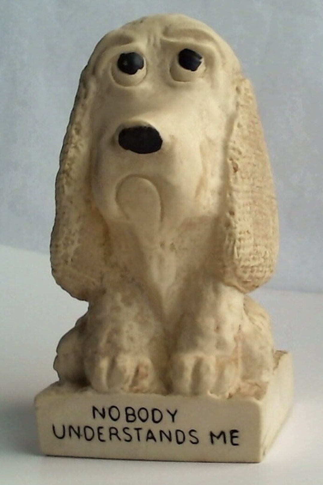 VINTAGE AMERICAN GREETINGS 1971 "nobody Understands Me"/doggy Figurine ...