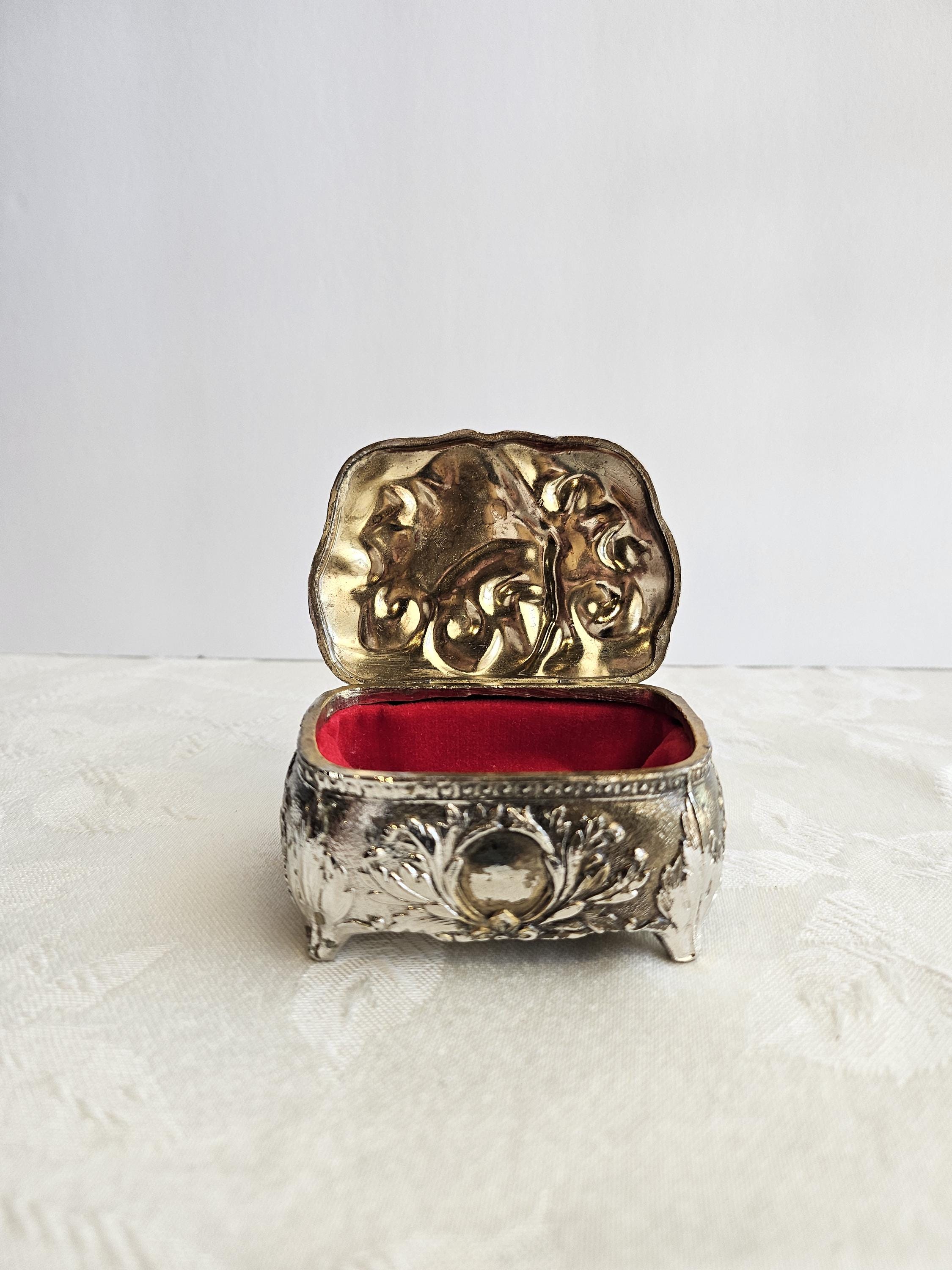 Japan Silver Jewelry Box - Etsy