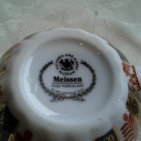 ヴィンテージ マイセン 高級磁器ティーポット 蓋付き/ヴィクトリア
