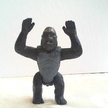 Gorille singe silicone marionnette accessoires ventriloque Vraies photos  physiques